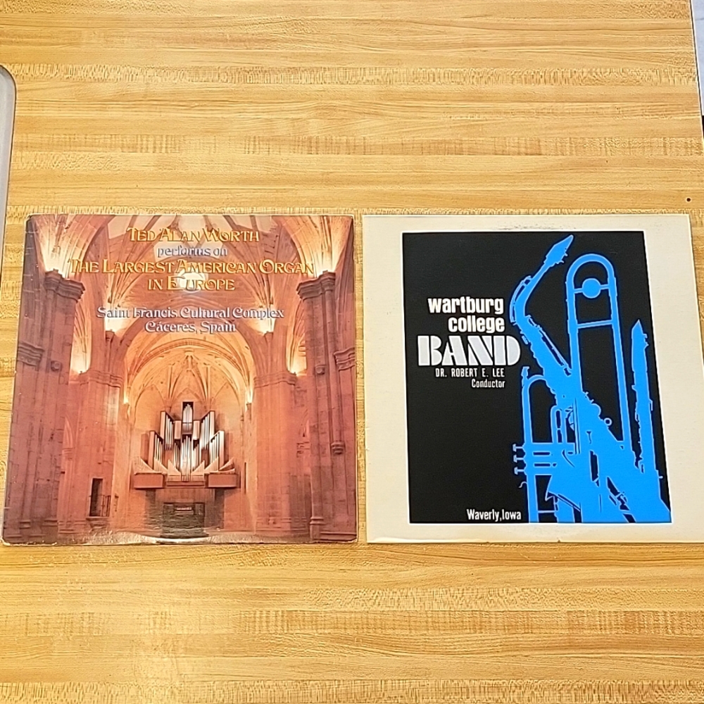 2 Instrumental Vinyl Record Albums